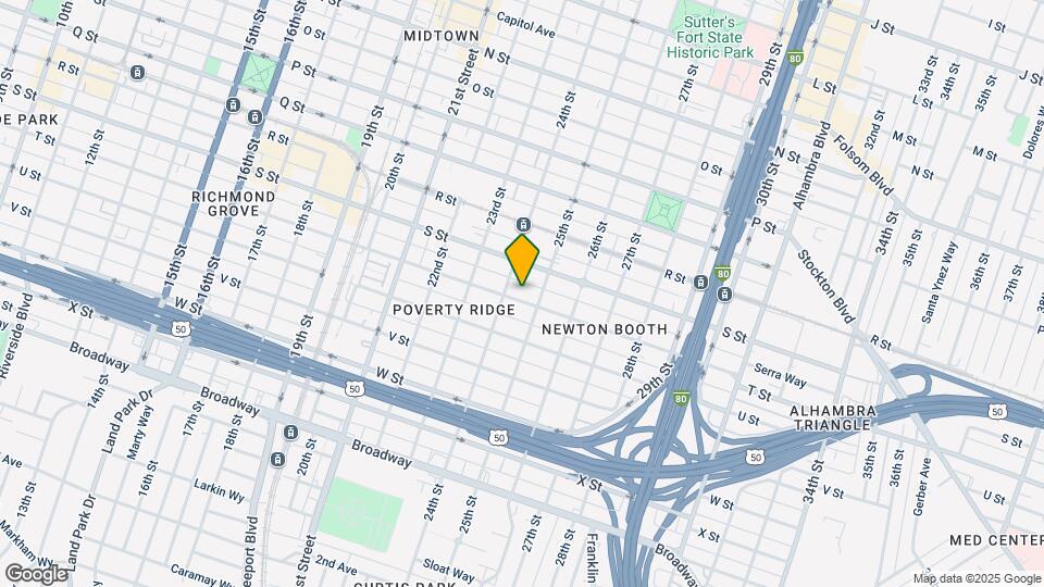 2415 T St Map and Location Details