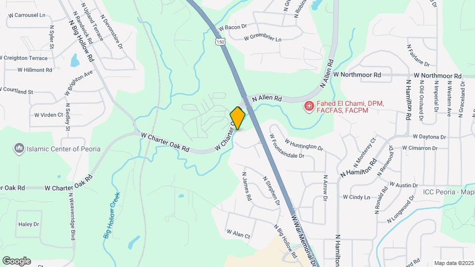 2975 W Cannes Dr Map and Location Details