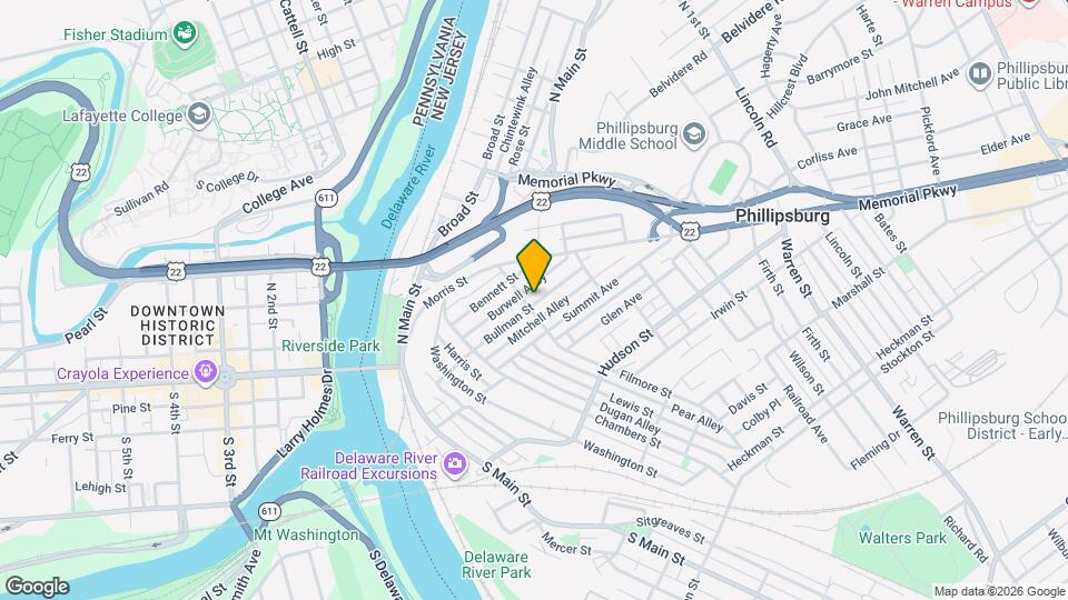 115 Bullman St, Unit 1 Map and Location Details