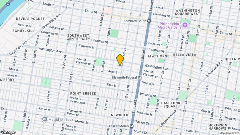 1607 Ellsworth St Map and Location Details