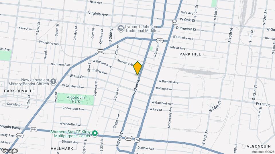 2104 W Burnett Ave Map and Location Details