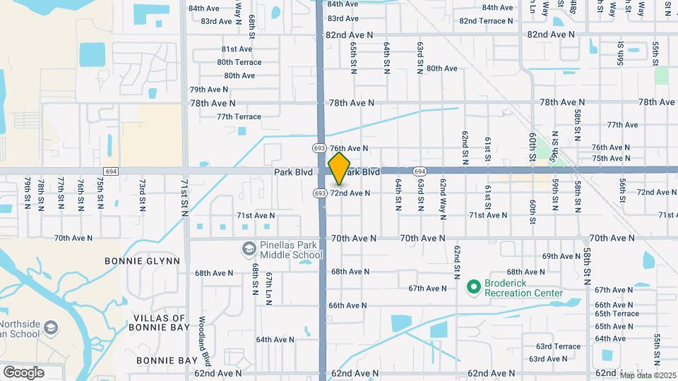 6561 72nd Ave N Map and Location Details