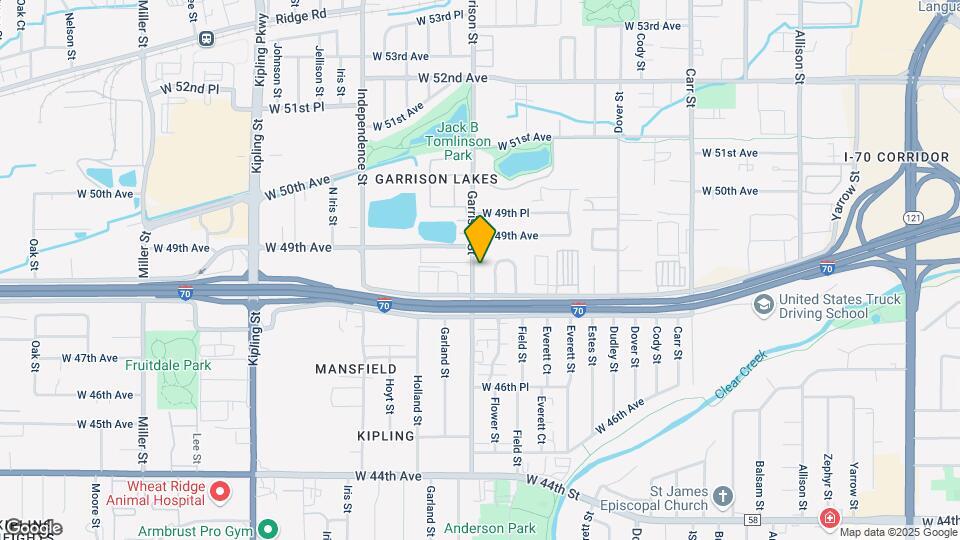 4848 Garrison St Map and Location Details