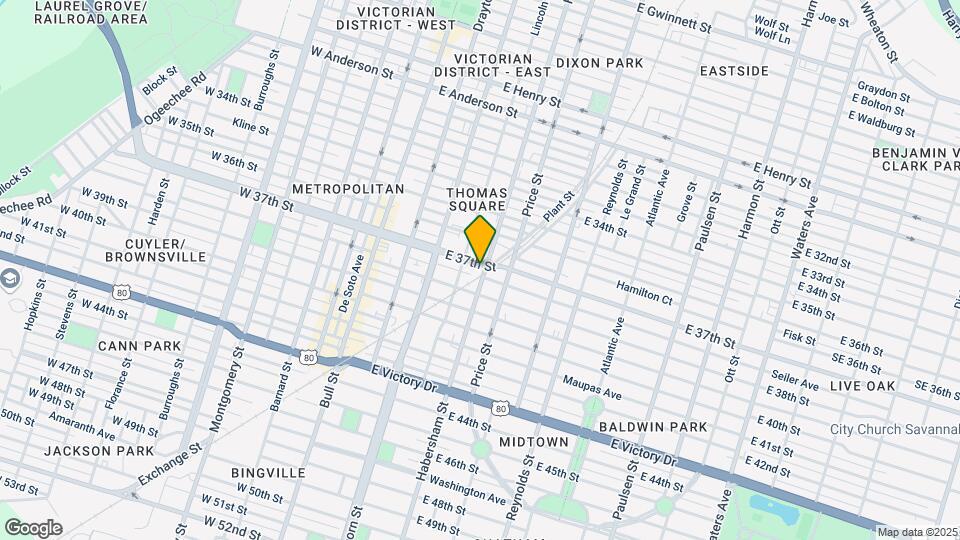 315 E 37th St Map and Location Details