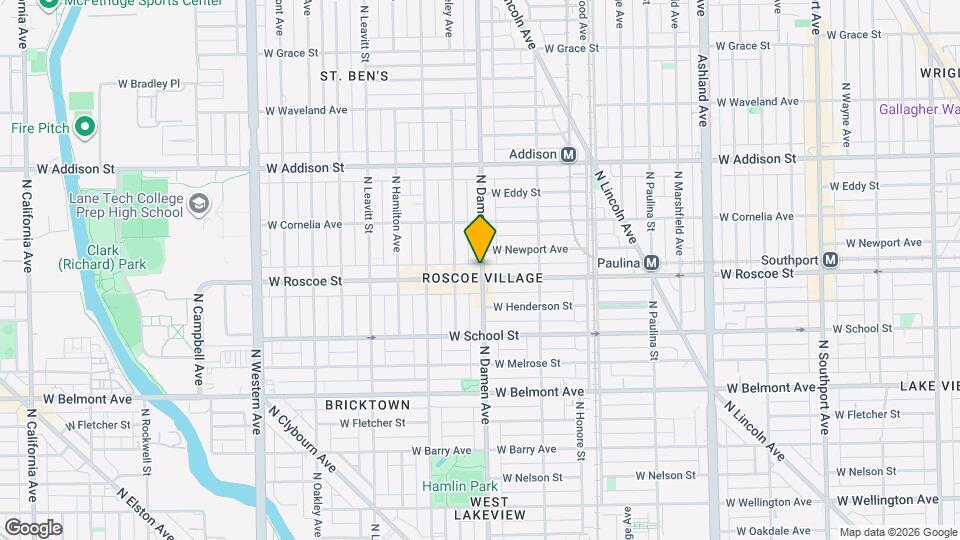2000 W Roscoe St, Unit 2R Mapa y Detalles de la Ubicación