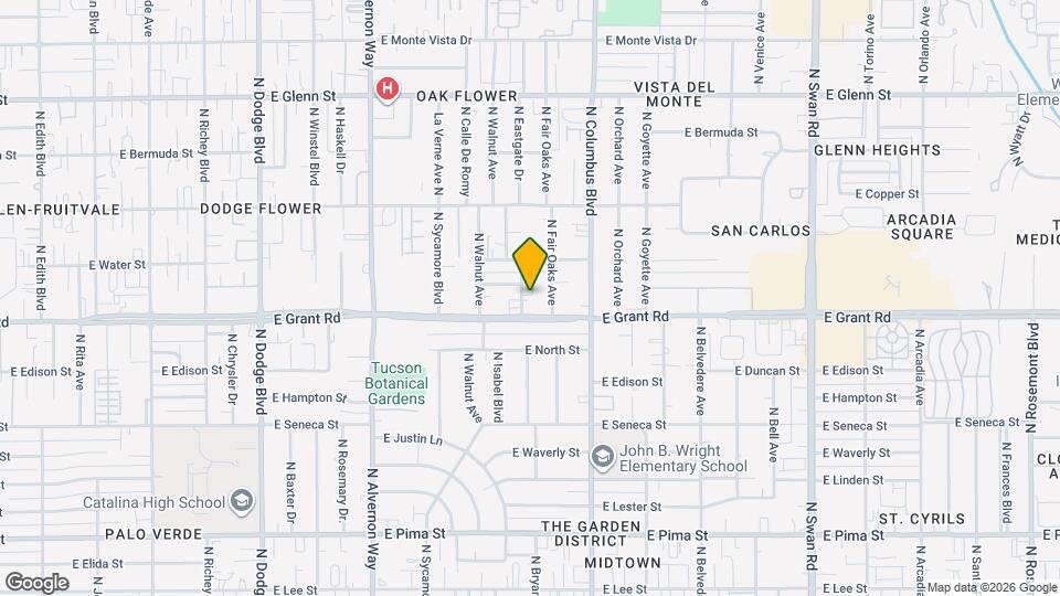 2412 N Bryant Ave Map and Location Details