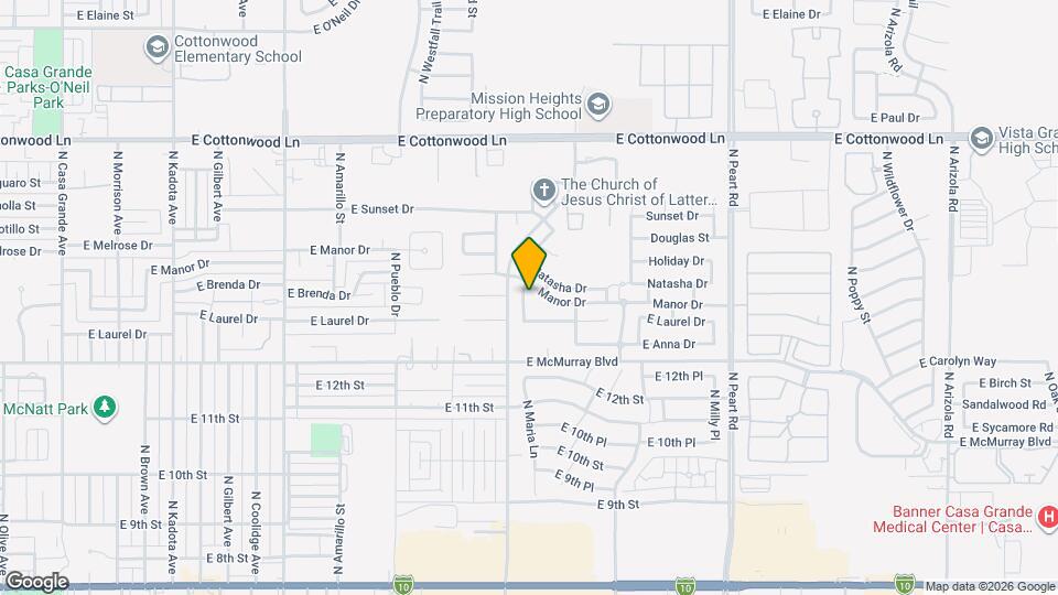 1450 N Maria Ln Map and Location Details