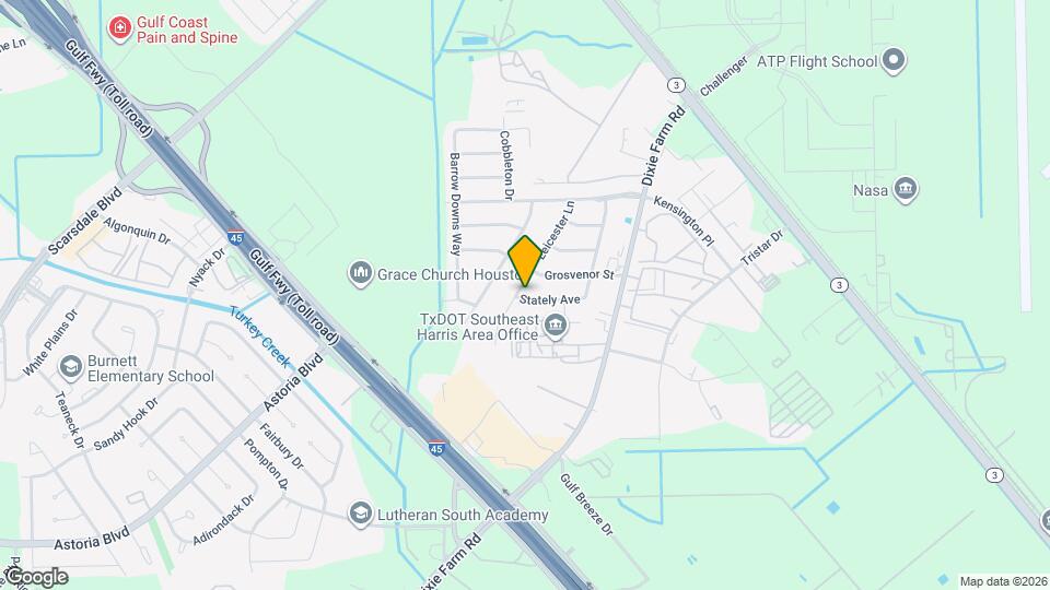 619 Leicester Ln Map and Location Details