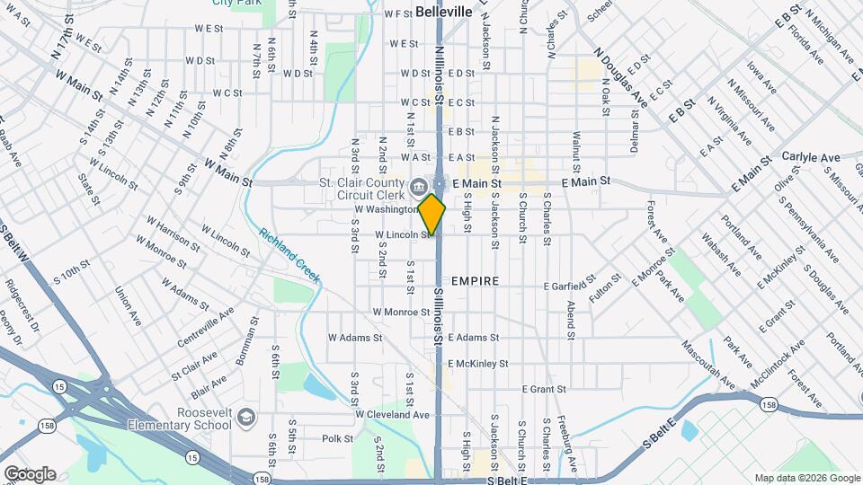 205 S Illinois St Map and Location Details