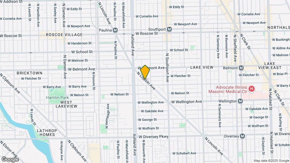 3118 N Lincoln Ave Map and Location Details
