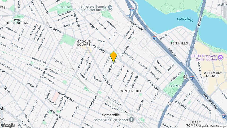 187 Central St Map and Location Details