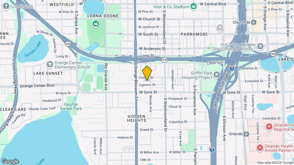 1207 Cypress St Map and Location Details