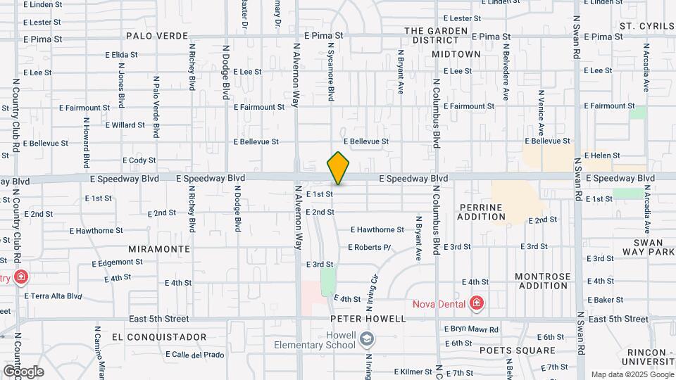 4007 E 1st St Map and Location Details