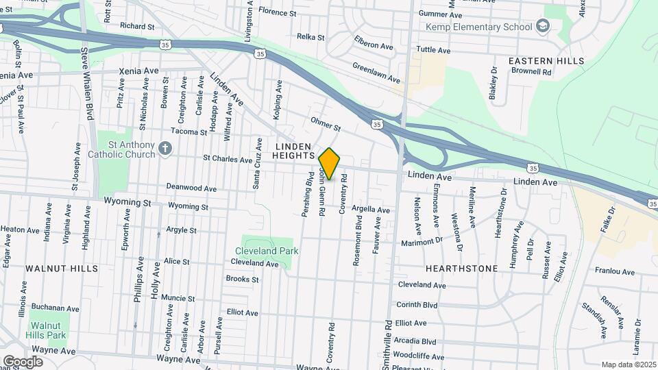1426 John Glenn Rd Map and Location Details