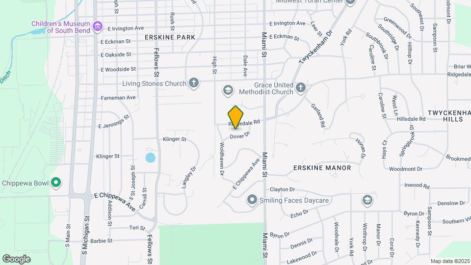 907 Dover Dr Map and Location Details