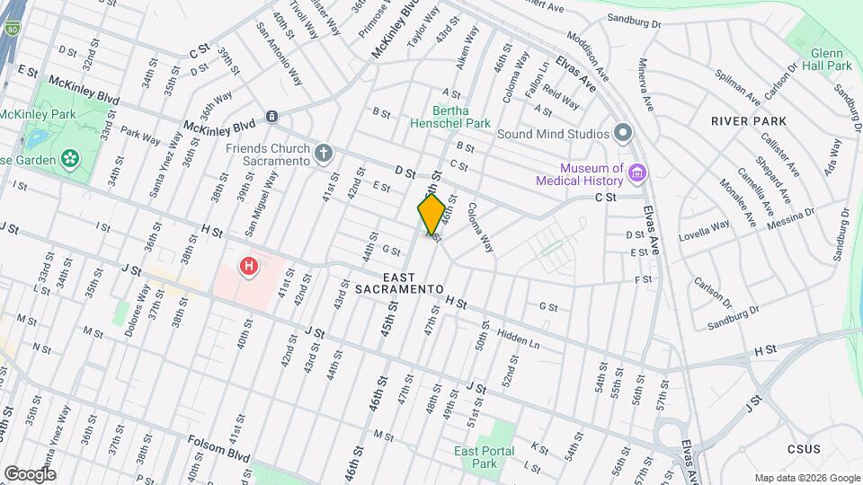 608 46th St Map and Location Details