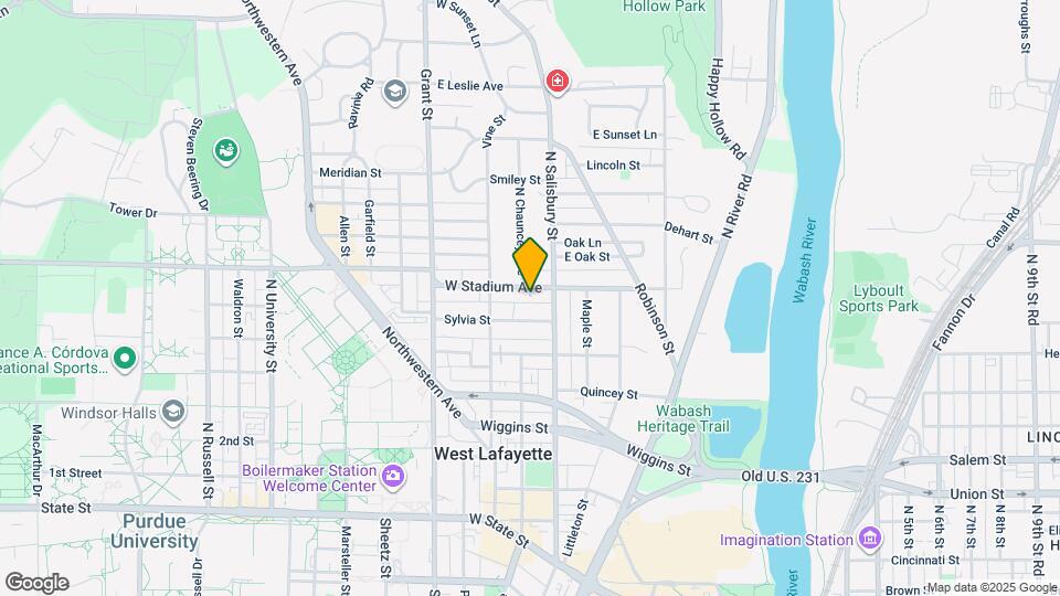 121 W Stadium Ave, Unit 4 Mapa y Detalles de la Ubicación