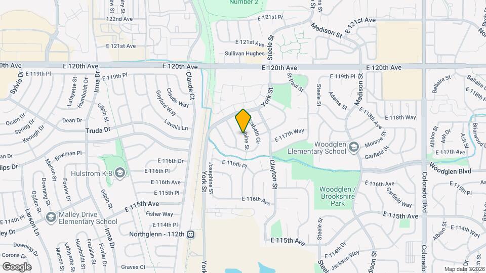 11817 Columbine St Map and Location Details