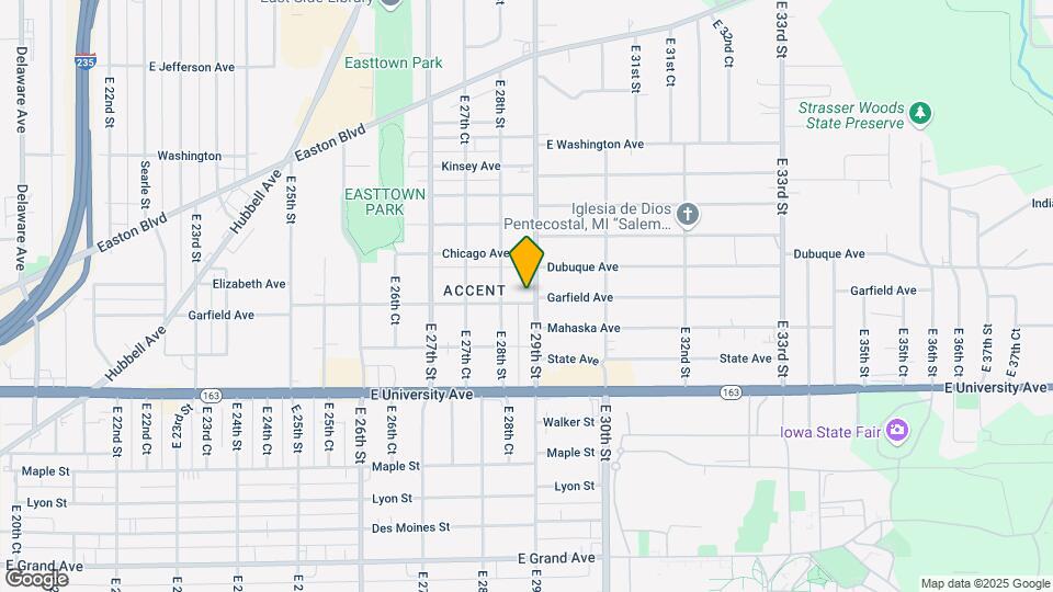 2820 Garfield Ave Map and Location Details