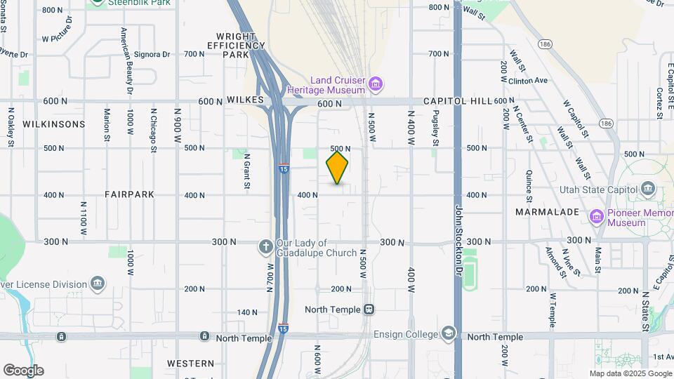 550 W 400 N Map and Location Details