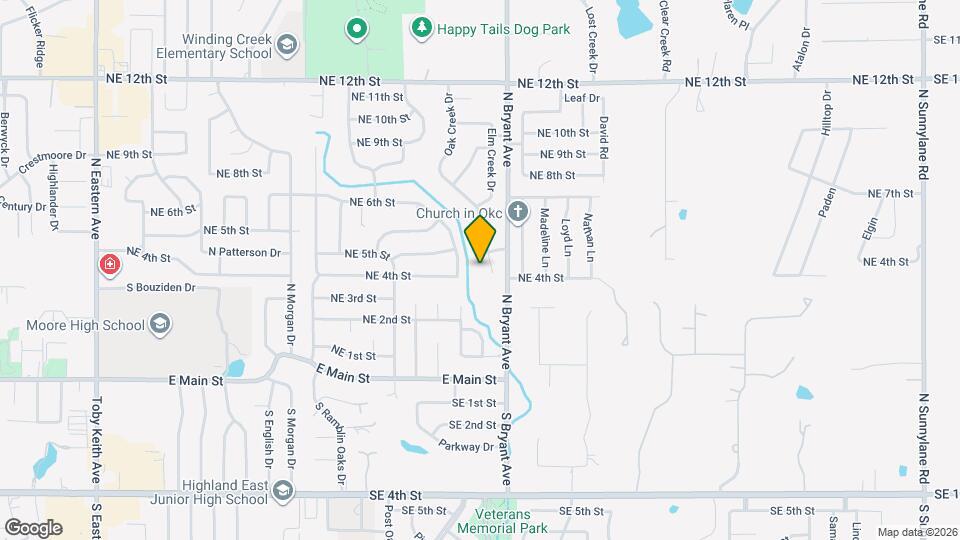 613 Oak Creek Dr Map and Location Details
