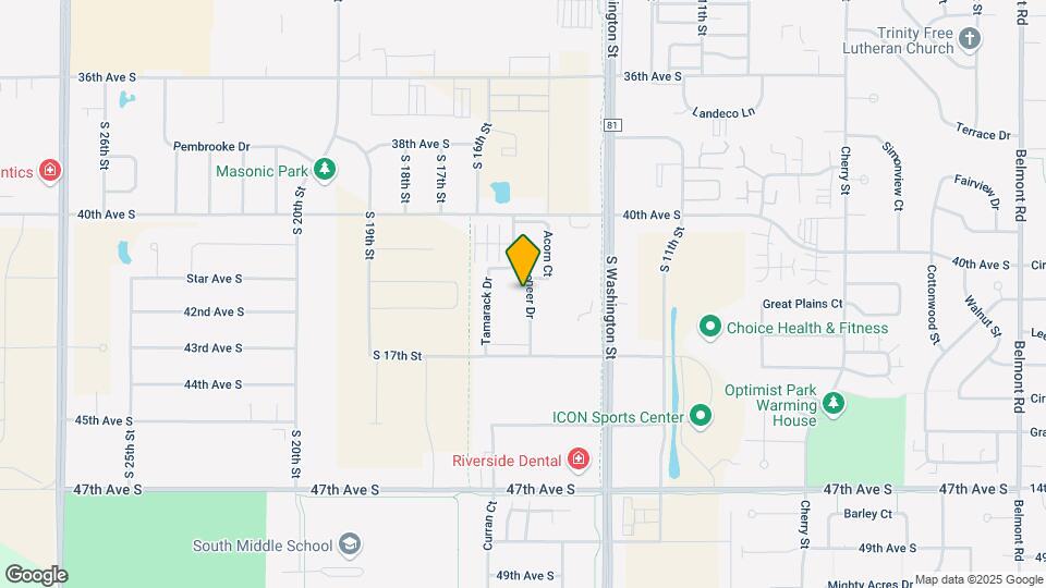 Cottage Grove Apartments & Townhomes Map and Location Details