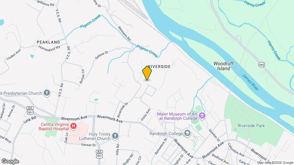 431 Riverside Dr Map and Location Details