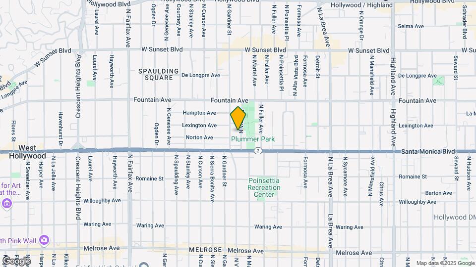 1141 N Vista St, Unit 1141 N Vista Street Mapa y Detalles de la Ubicación