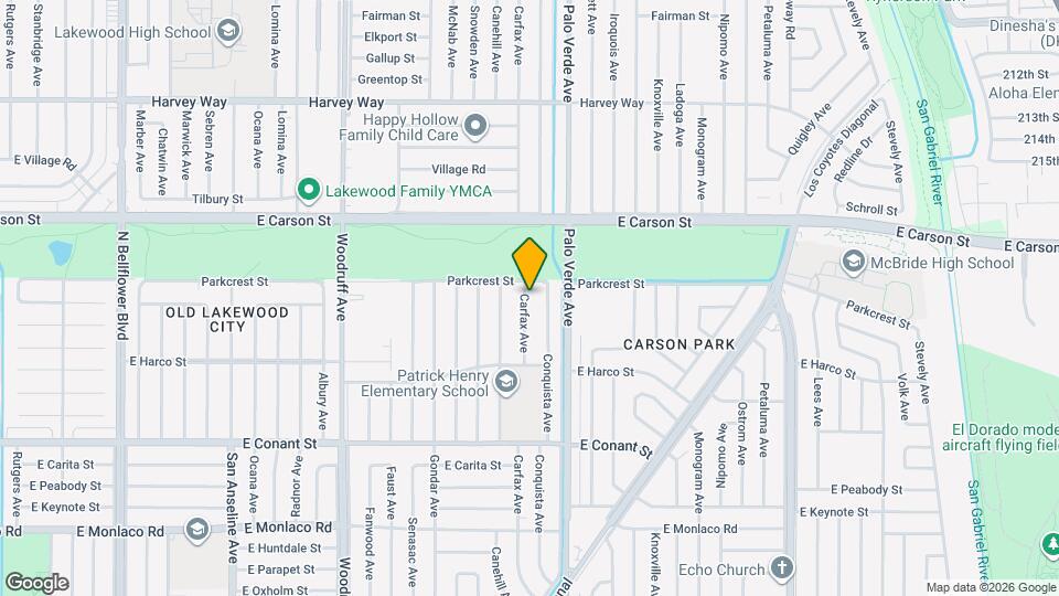 3928 Carfax Ave Mapa y Detalles de la Ubicación