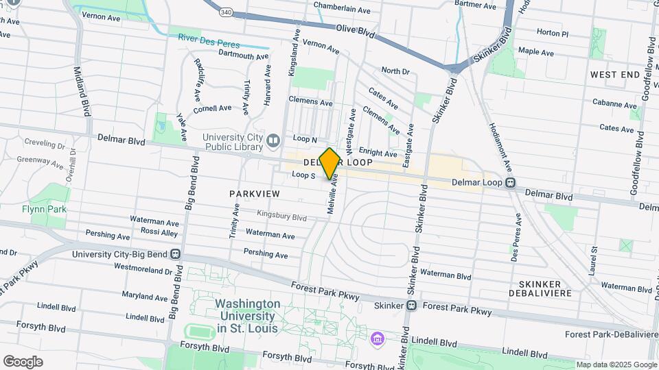 551 Melville Ave Map and Location Details