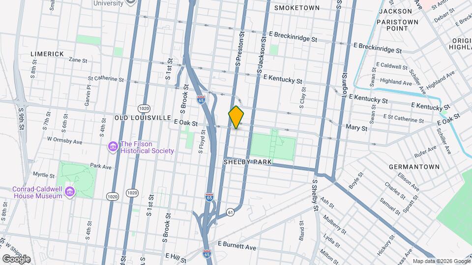 411 Gwendolyn St Map and Location Details