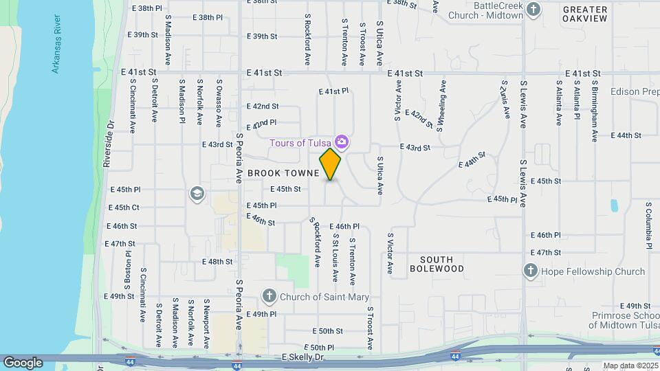 4357 S Rockford Pl Map and Location Details