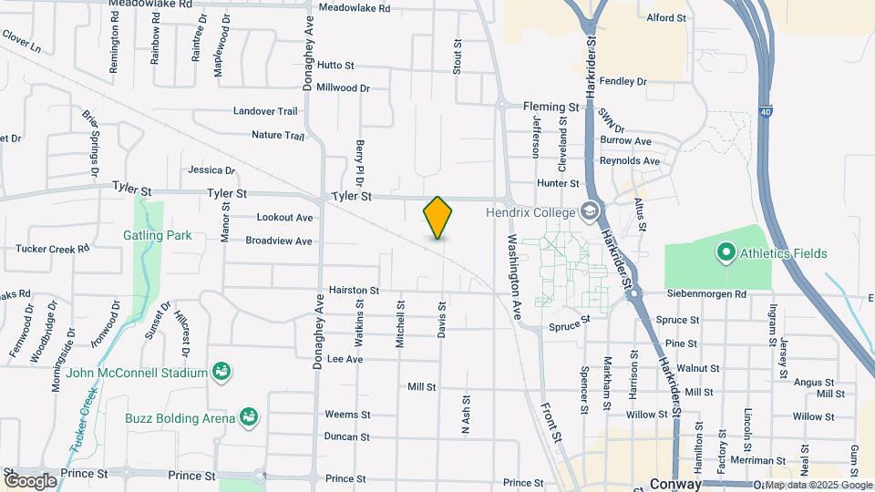 1601 S Davis St Map and Location Details