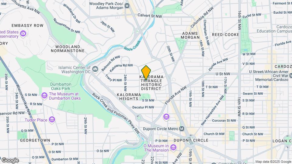 2219 California St NW Map and Location Details