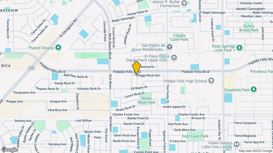 2893 Pasillo Rock Pl Map and Location Details
