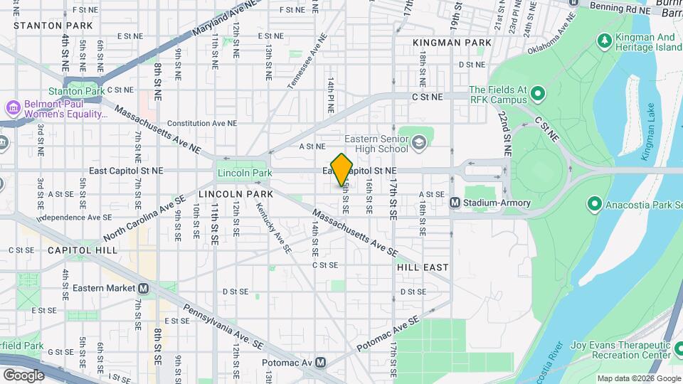 1434 A St SE Map and Location Details