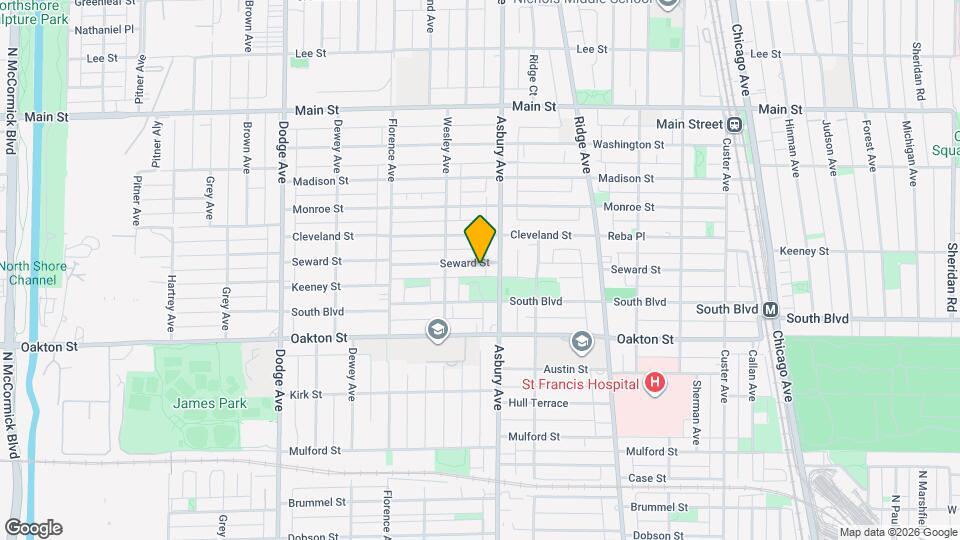 1316 Seward St, Unit 3 Map and Location Details
