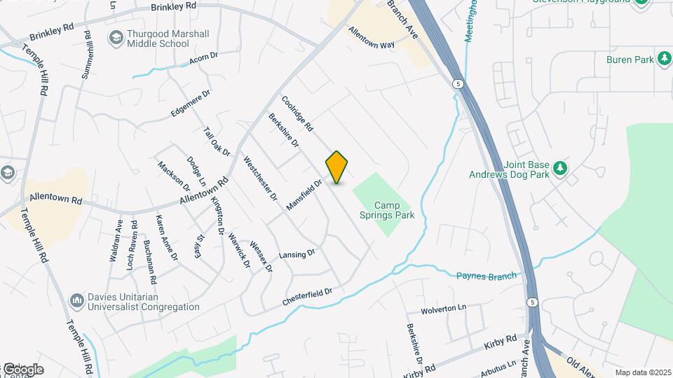 6906 Berkshire Dr Map and Location Details