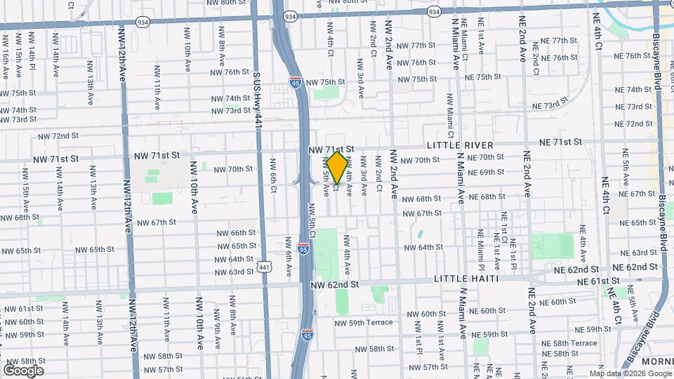 6875 NW 4th Ct Mapa y Detalles de la Ubicación