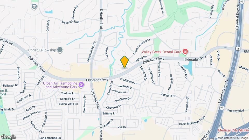 2805 Glen Hollow Dr Map and Location Details