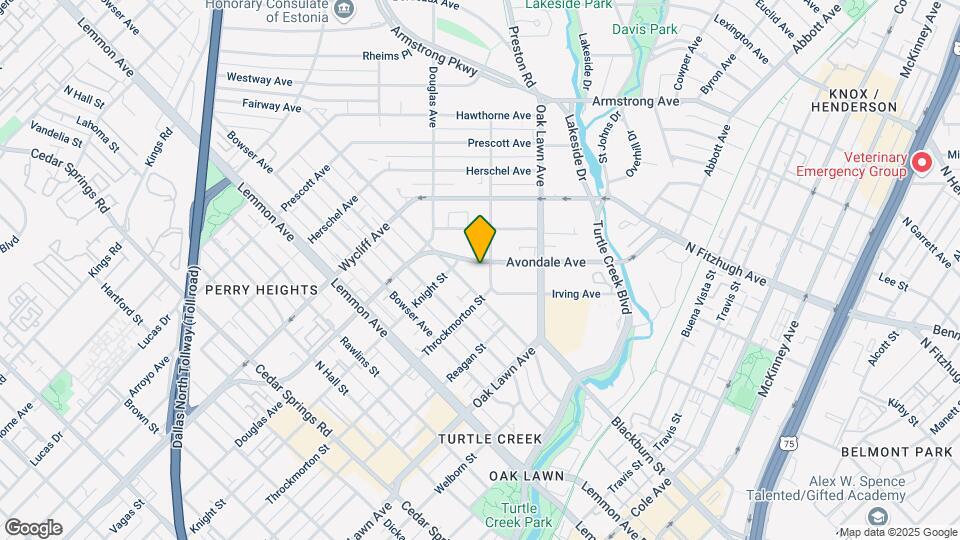 4122 Avondale Ave Map and Location Details