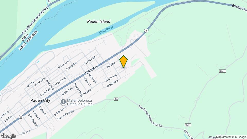 713 N 8th Ave Map and Location Details