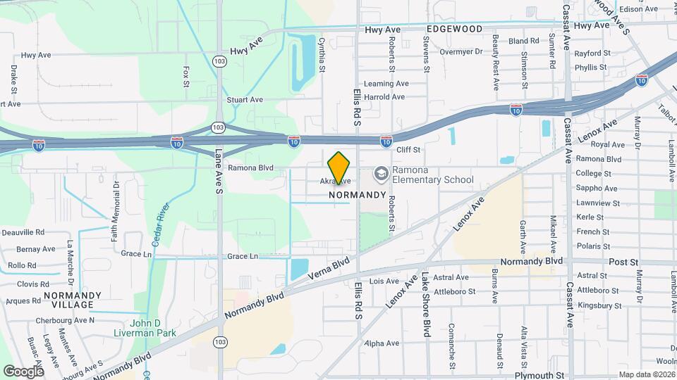 755 Ernona St Map and Location Details