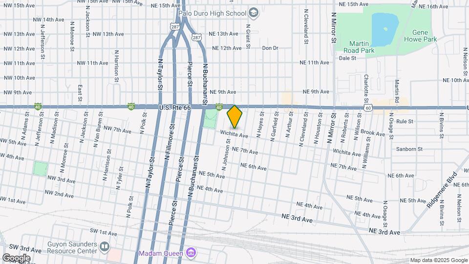 709 Wichita Ave Map and Location Details