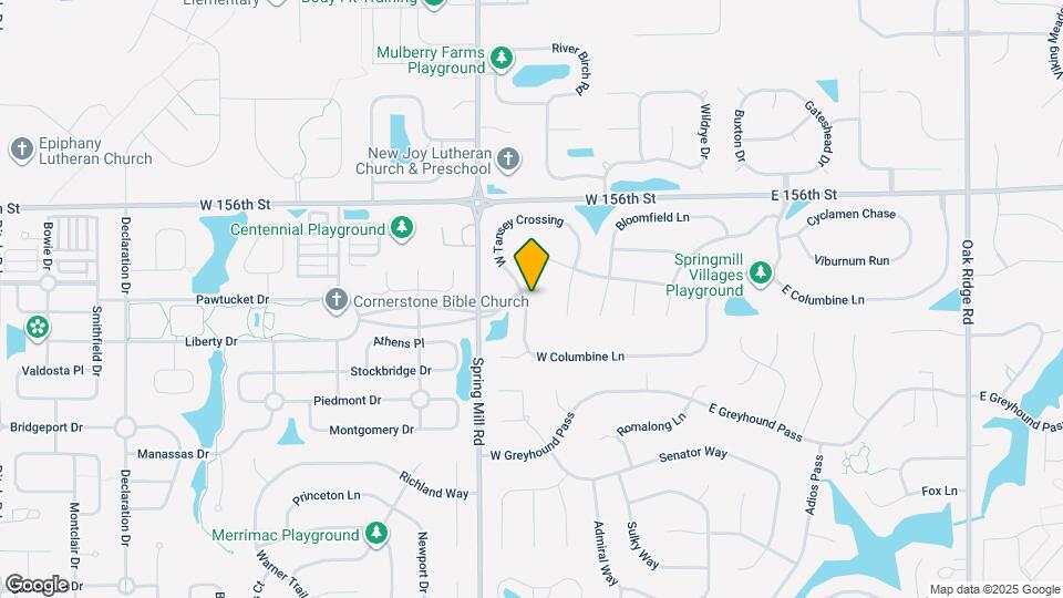 344 W Columbine Ln Map and Location Details