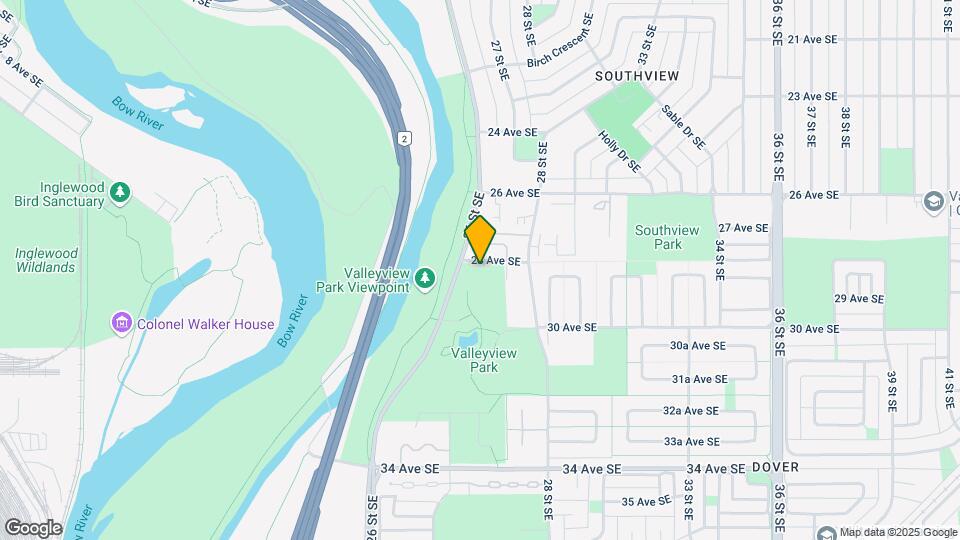 2727 28 Ave SE Map and Location Details