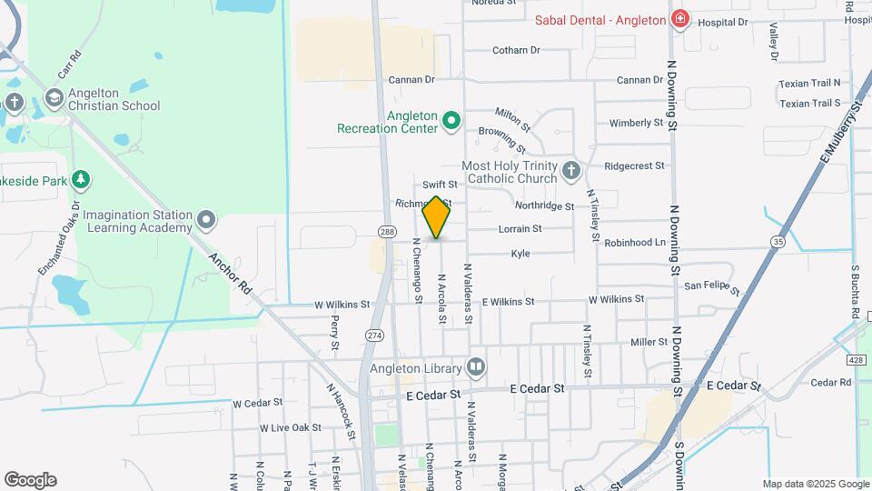 1129 N Arcola St Map and Location Details