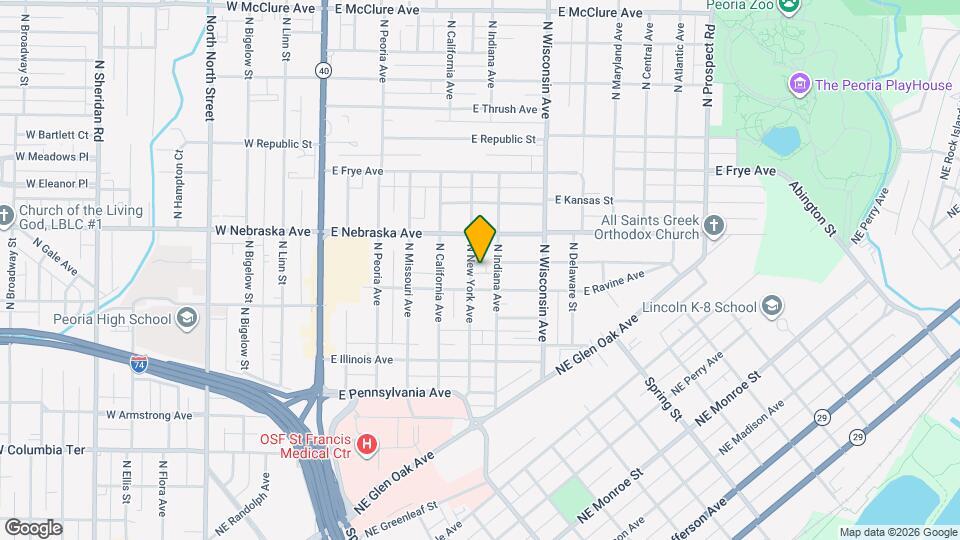 1810 N New York Ave Map and Location Details