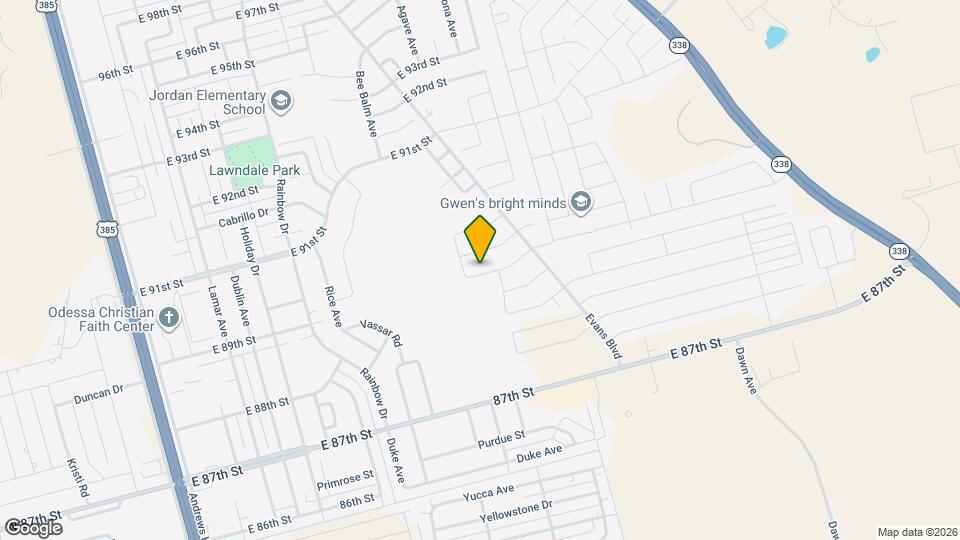 907 E 89th St Map and Location Details