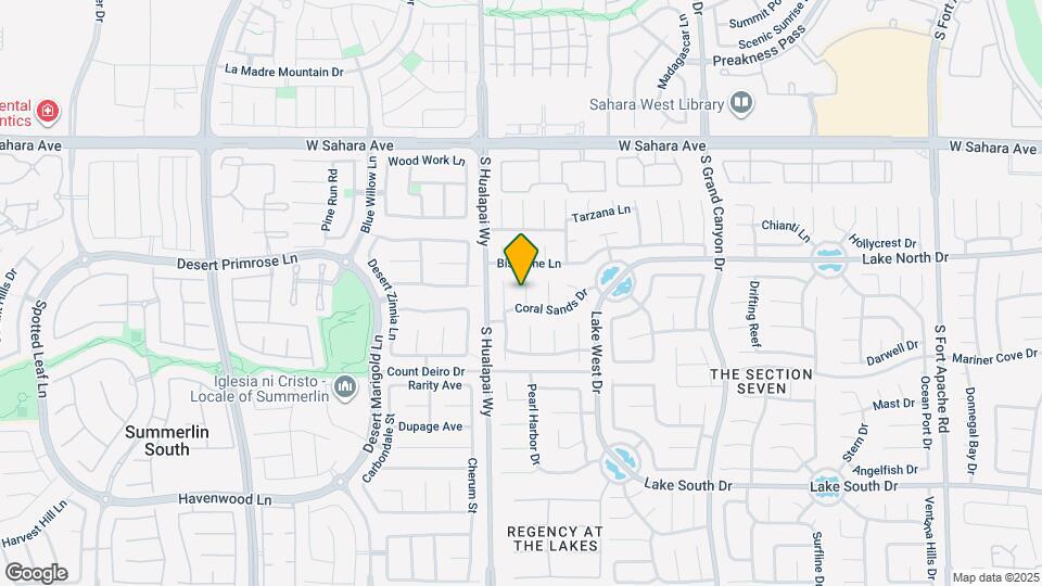 2821 Edge Rock Cir Map and Location Details